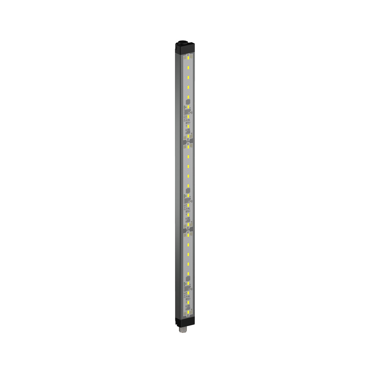 Banner Engineering LED Machine Light; Rectangular; 457 x 28 x 21mm; White/Red Light; 12-30VDC; IP50; M12 Quick Disconnect